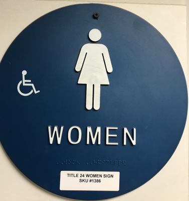 TITLE 24 WOMEN SIGN CHS2 BLUE